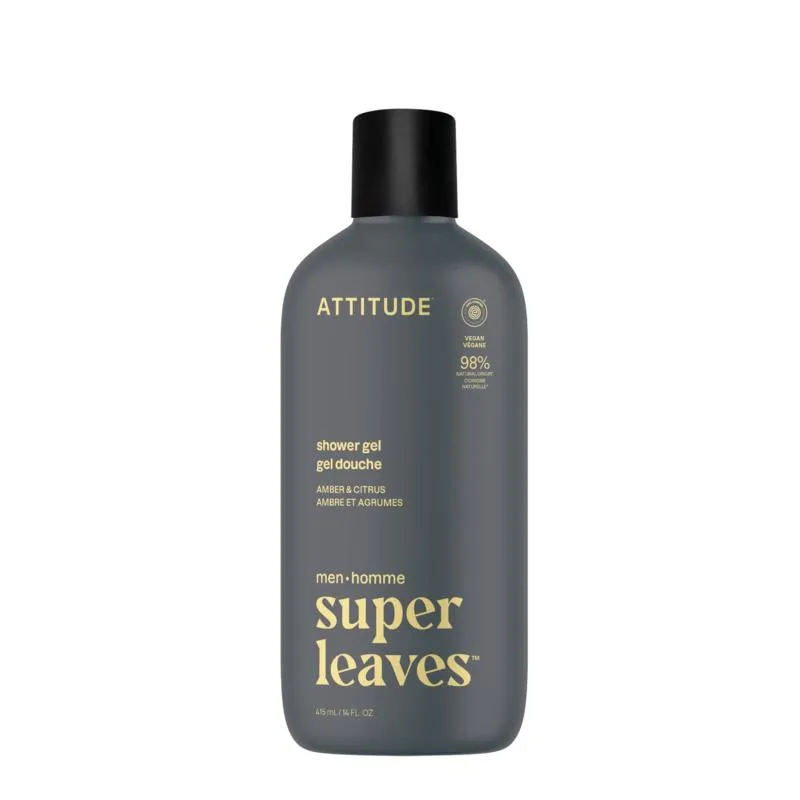Attitude Men Showergel Amber & Citrus (415 ml)