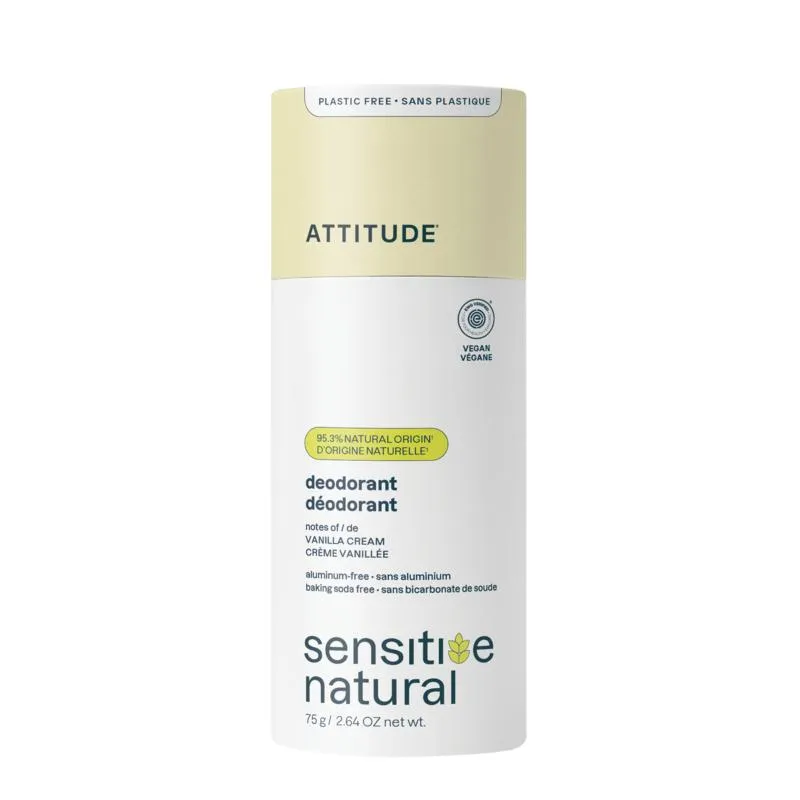 Attitude Deodorant Baksoda Vrij Vanilla Creme Super Leaves (75 gr)