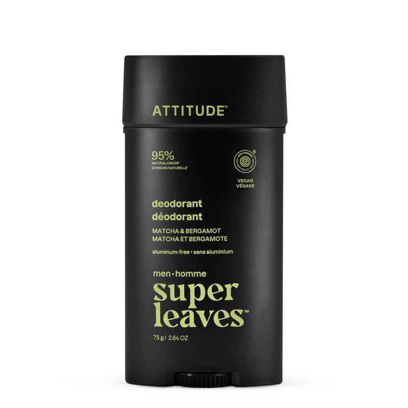 Attitude Men Deodorant Matcha & Bergamot (75 gr)