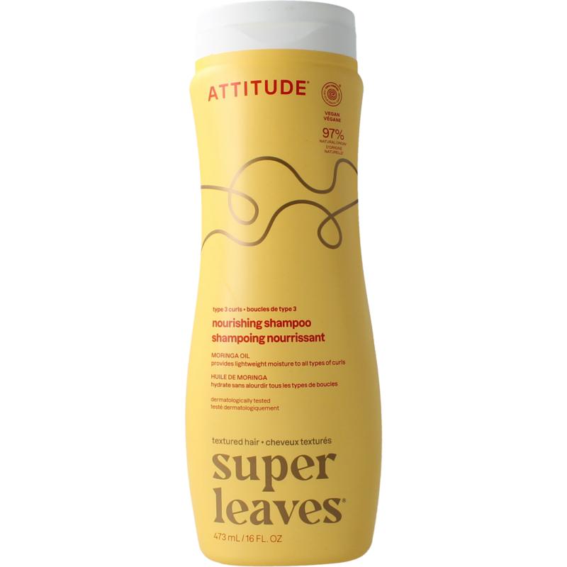 Attitude Shampoo Moringa Oil Curl Nourishing Type 3 (473 ml)