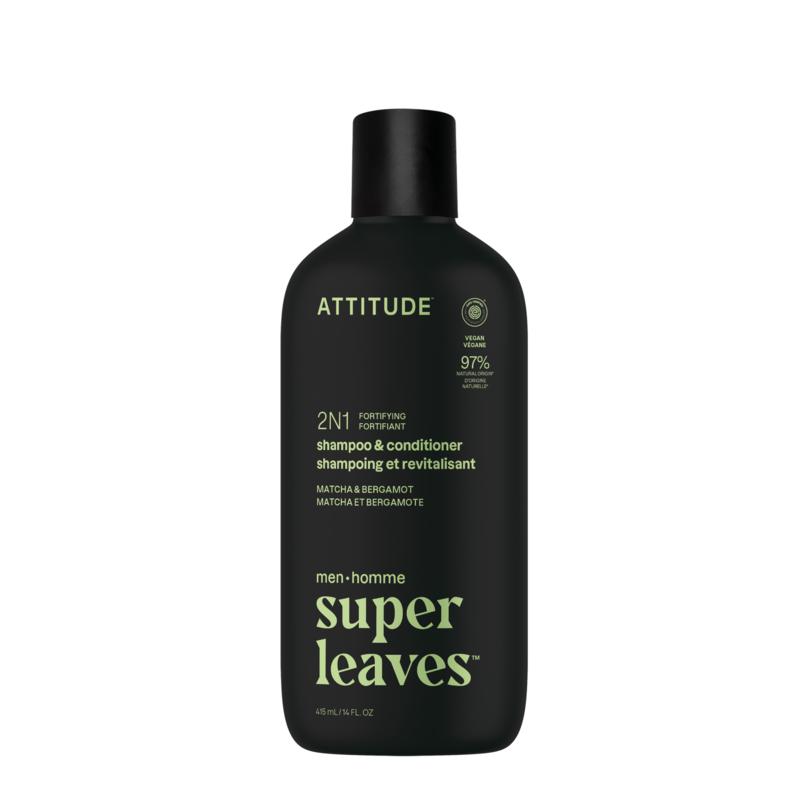 Attitude Men 2in1 Shampoo & Conditioner Bergamot & Matcha (415 ml)