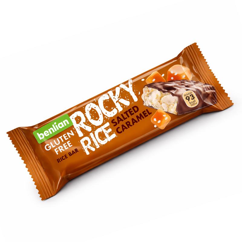 Benlian Rocky Rice Salted Caramel Bar Glutenvrij (18 gr)