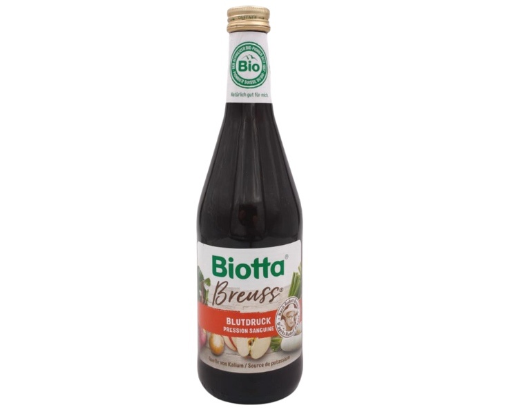 Biotta Groentesap Bloeddruk Breuss Bio (500 ml)