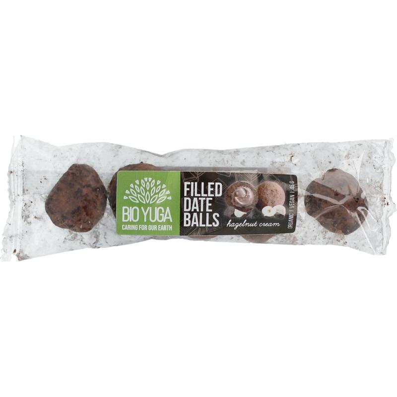 Bioyuga Date Balls Hazelnut & Cacao Cream Bio (45 gr)