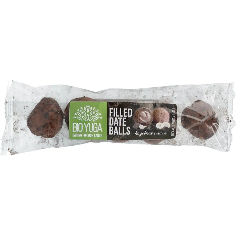 Bioyuga Date Balls Hazelnut & Cacao Cream Bio (45 gr)
