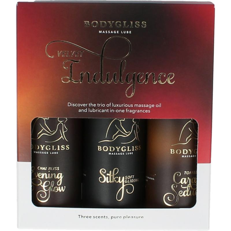 Bodygliss Velvet Indulging Three-pack Travel Edition (150 ml)