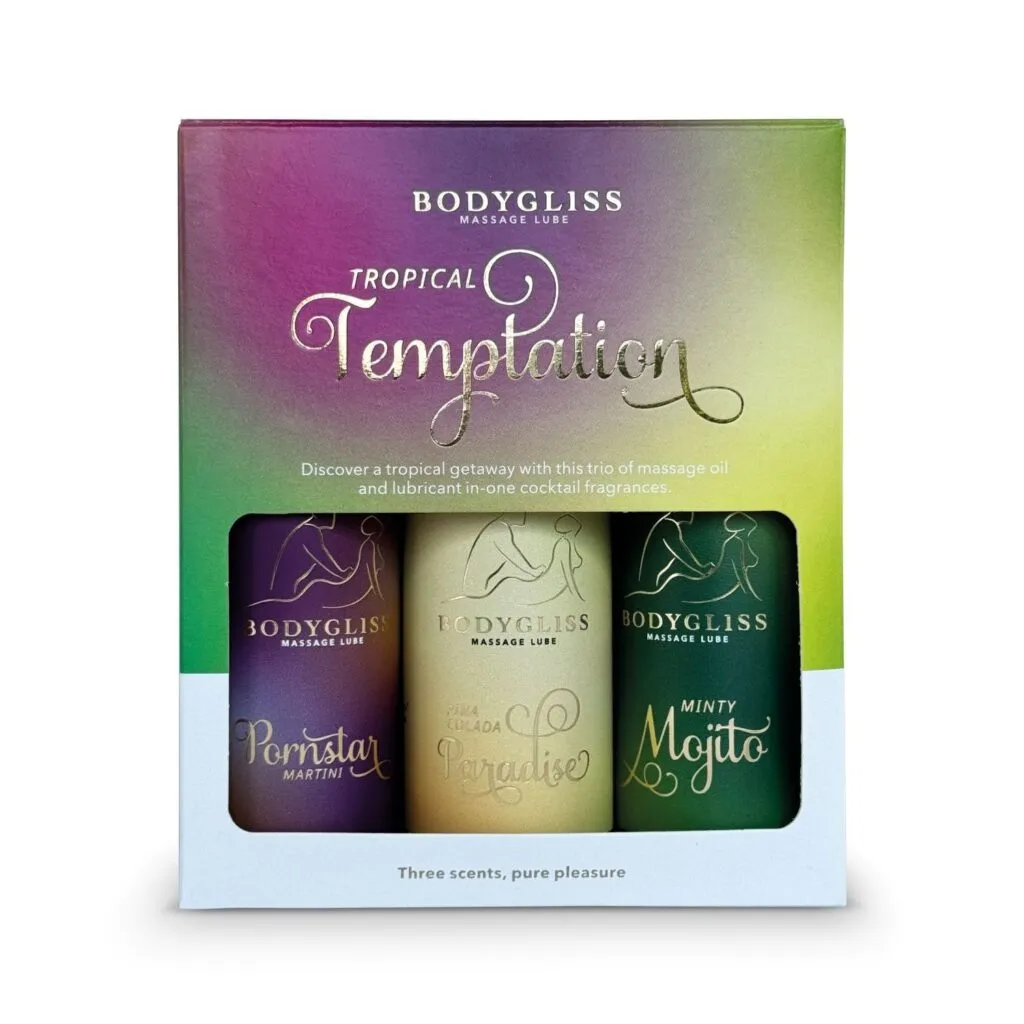 Bodygliss Tropical Temptation Three-pack Travel Edition (150 ml)