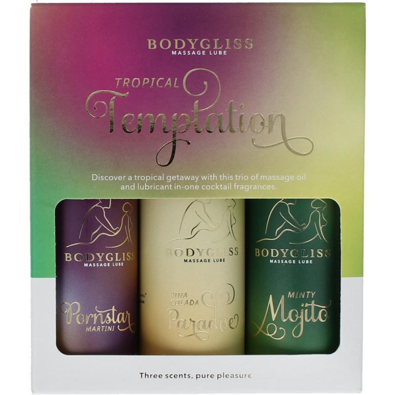Bodygliss Tropical Temptation Three-pack Travel Edition (150 ml)