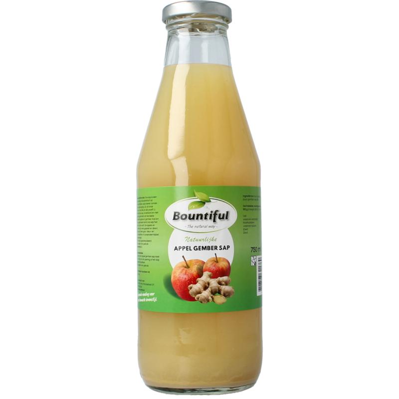 Bountiful Appel-gember Sap (750 ml)