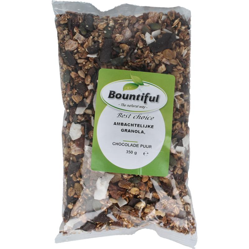 Bountiful Ambachtelijke Granola Chocola Puur (350 gr)