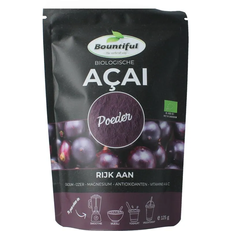 Bountiful Acai Poeder Bio (125 gr)