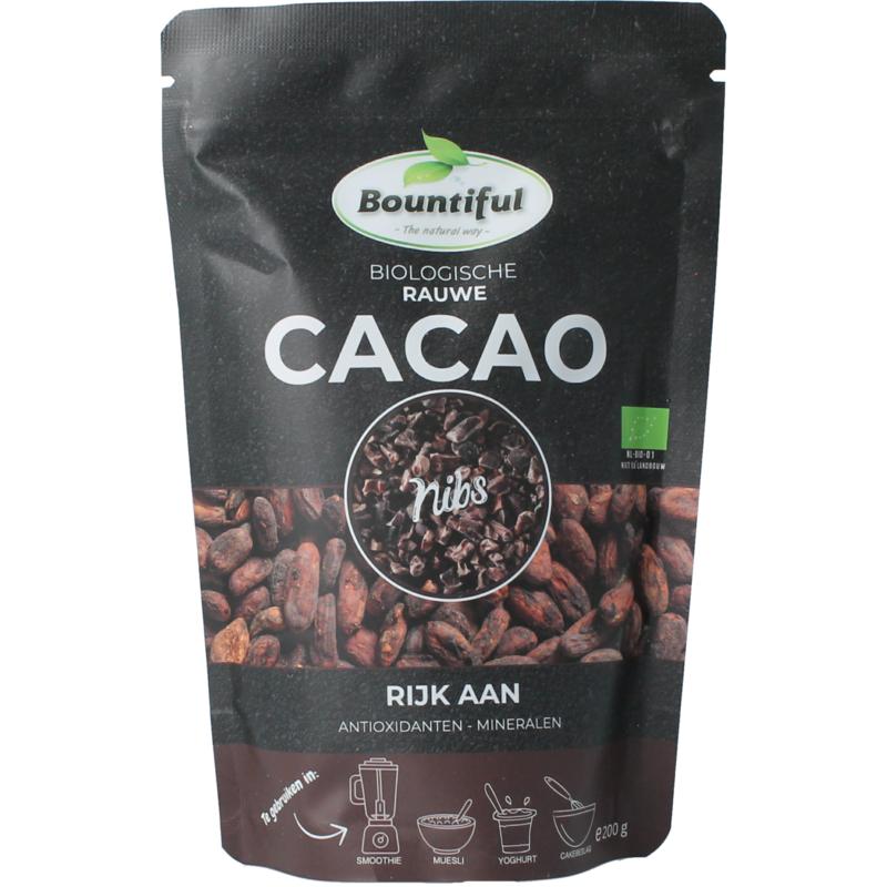 Bountiful Cacao Nibs Raw Bio (200 gr)