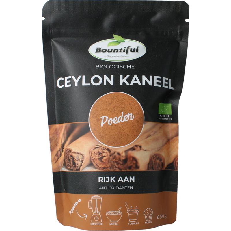 Bountiful Ceylon Kaneel Poeder Bio (150 gr)