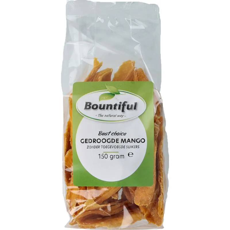 Bountiful Mango Gedroogd zonder Toegevoegde Suikers (150 gr)