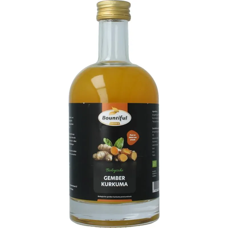 Bountiful Select Gember Sap Kurkuma Bio (500 ml)