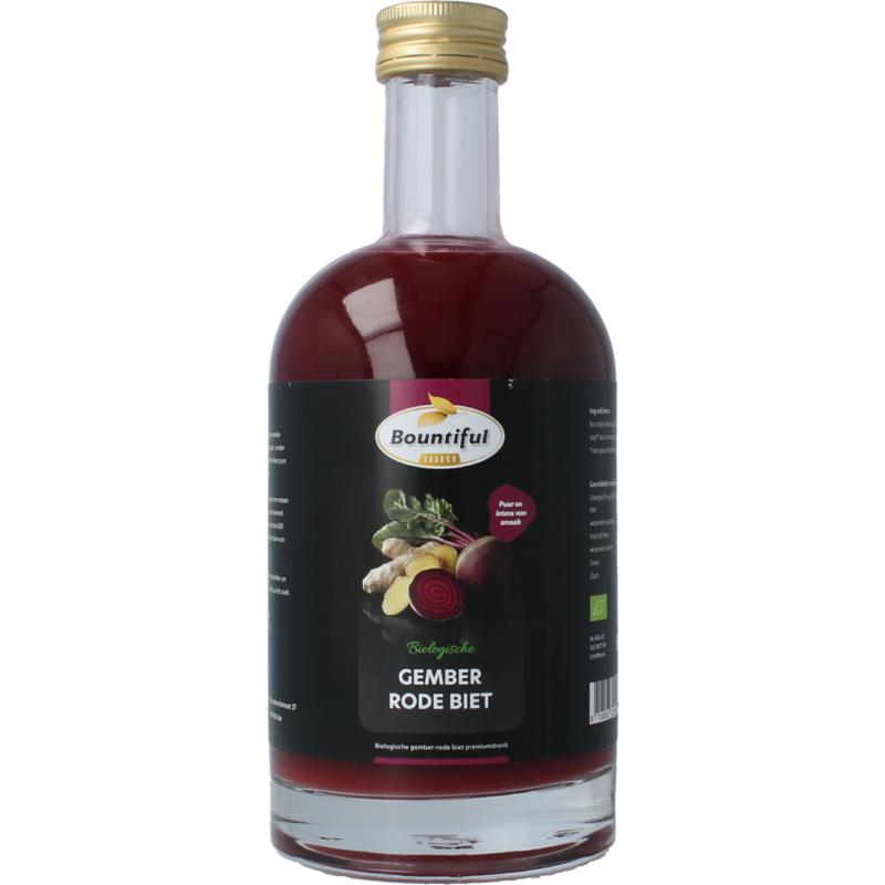 Bountiful Select Gember Sap Rode Biet Bio (500 ml)