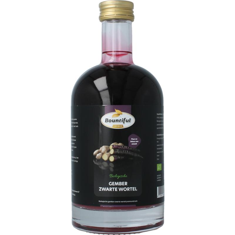 Bountiful Select Gember Sap Zwarte Wortel Bio (500 ml)