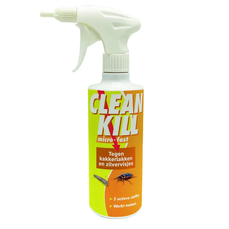 BSI Clean Kill Micro-fast Kakkerlakken en Zilvervisjes (500 ml)