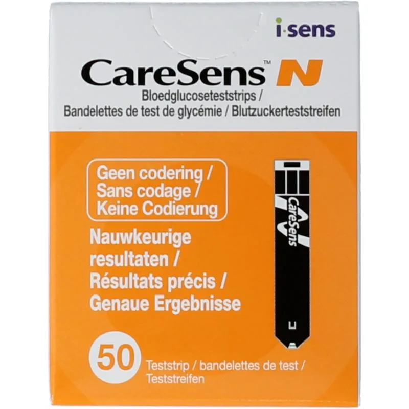 Caresens N Glucose Teststrips (50 stuks)