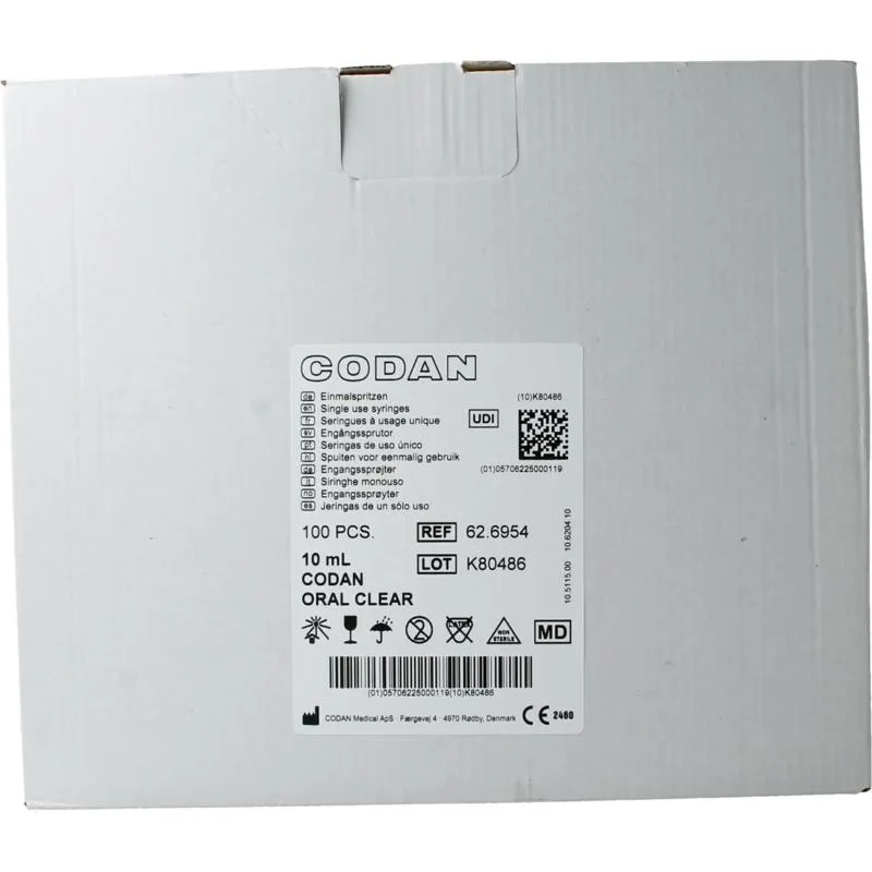 Codan Spuit Helder Excl Tipcap (100 stuks)