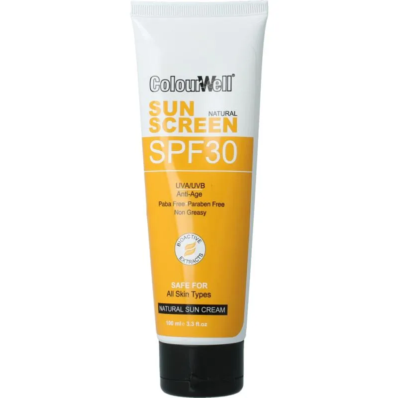 Colourwell Natuurlijke Zonnecreme SPF30 (100 ml)