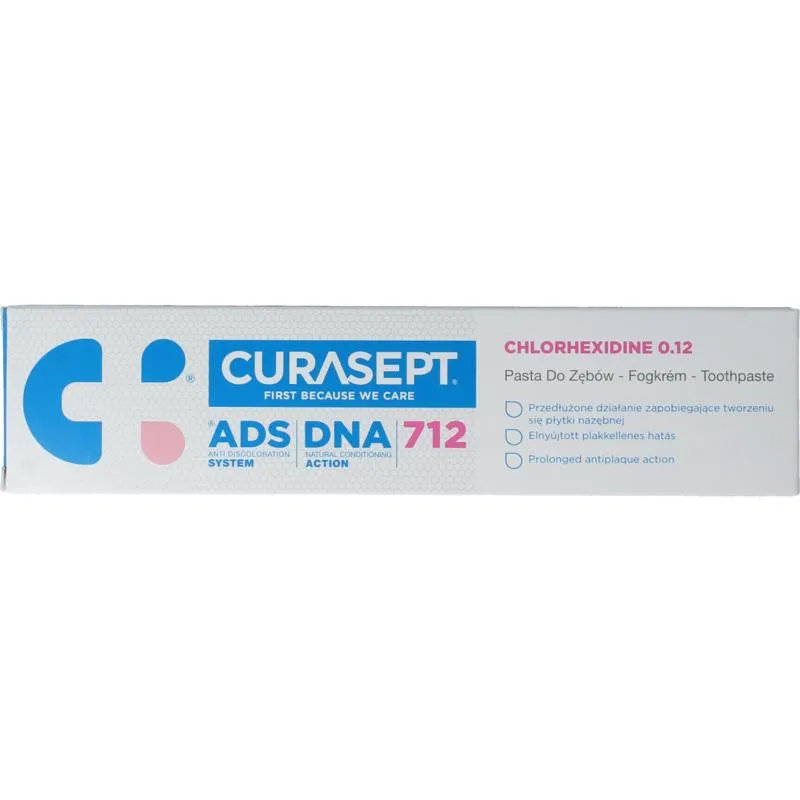 Curasept ADS DNA 712 CHX 0,12% Gel-tandpasta (75 ml)
