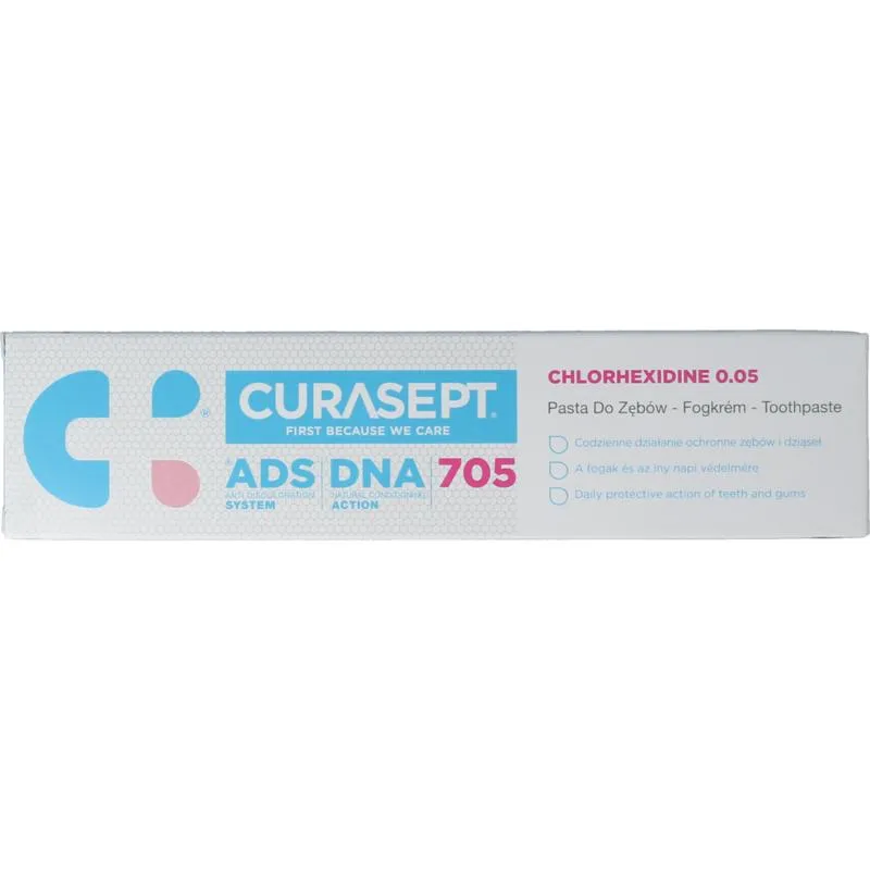 Curasept ADS DNA 705 CHX 0,05% Gel-tandpasta (75 ml)