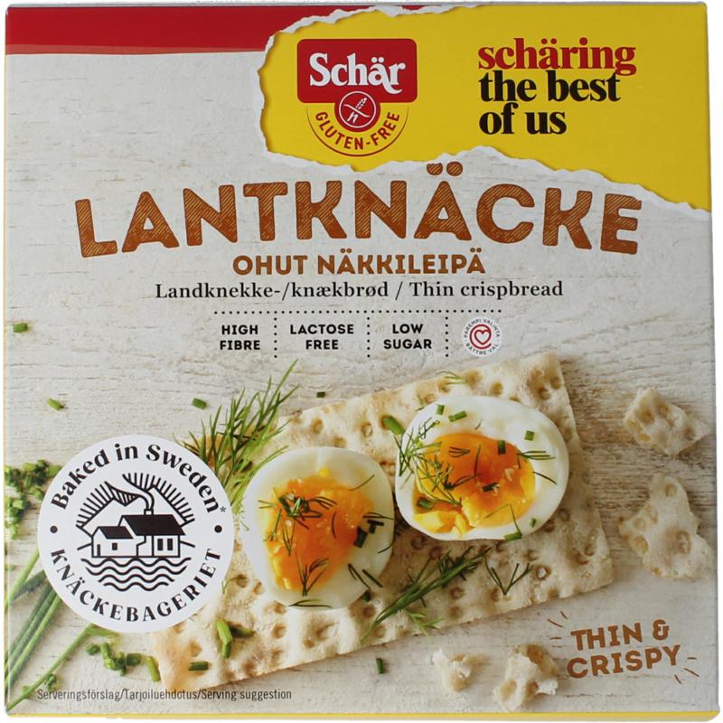 Dr Schar Knackerbrod Dun Vezelrijk Glutenvrij (230 gr)
