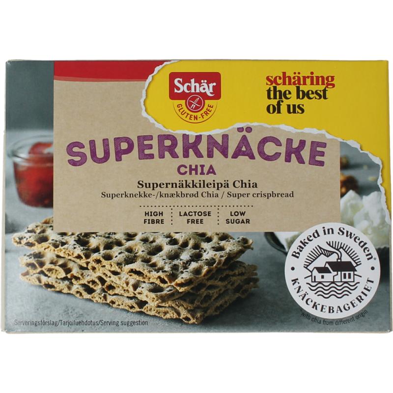 Dr Schar Superknacke met Chia Glutenvrij (140 gr)