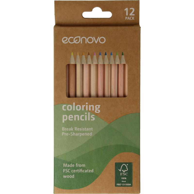 Econovo Potloden FSC Gekleurd (12 stuks)