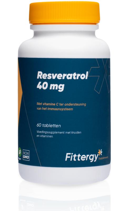 Fittergy Resveratrol 40mg (60 tabletten)