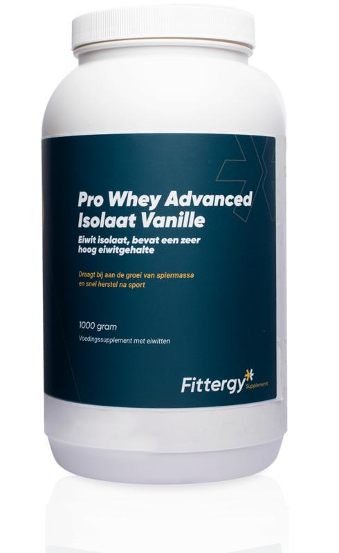 Fittergy Pro Whey Advanced Isolate Vanille (1000 gr)