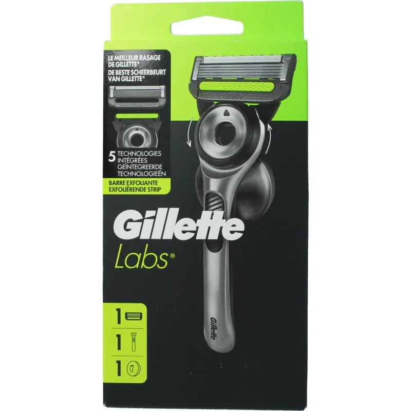 Gillette Labs Scheersysteem met Hanger + 1 Mesje (1 stuk)