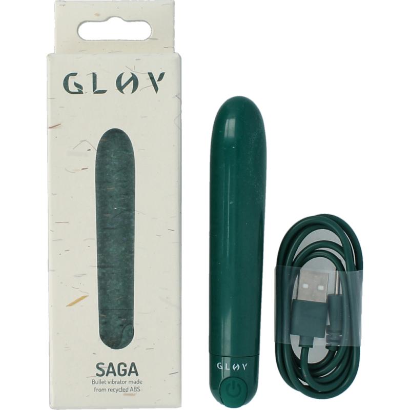 Glov Saga Eco Bullet Vibrator Groen (1 stuk)