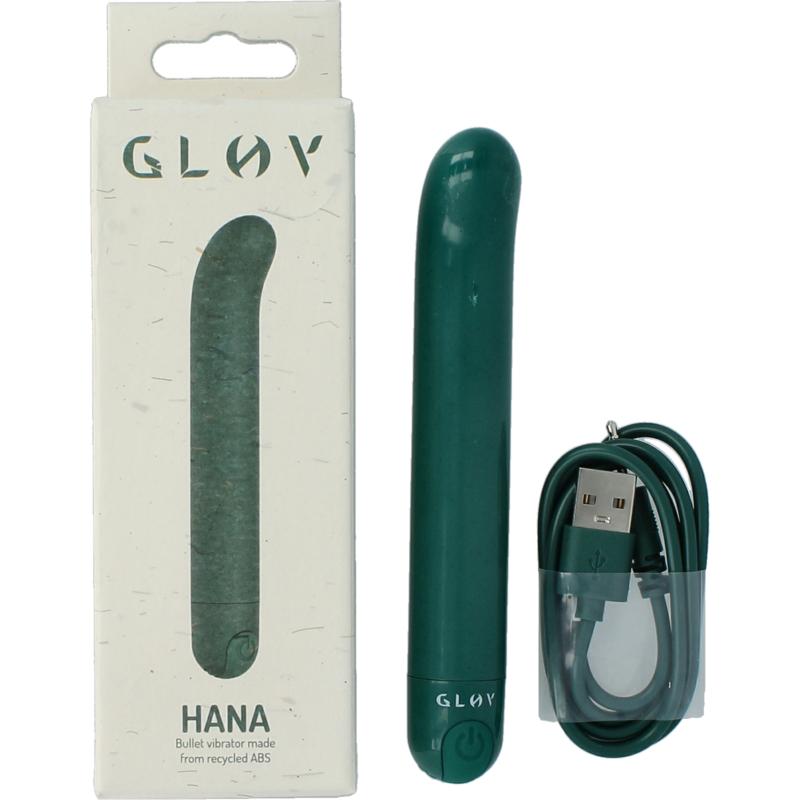 Glov Hana Eco G-spot Vibrator Groen (1 stuk)