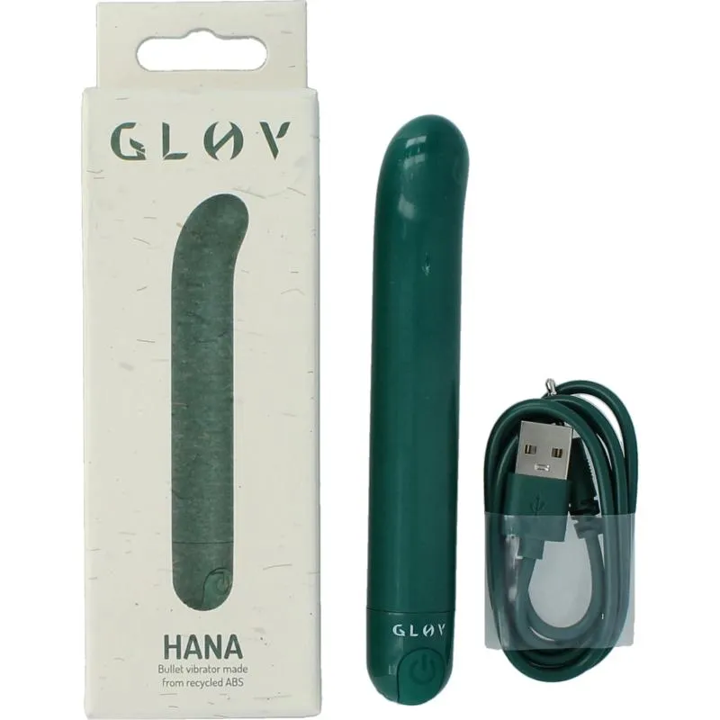 Glov Hana Eco G-spot Vibrator Groen (1 stuk)