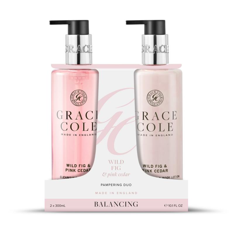 Grace Cole Wild Fig & Cedar Handcare Duo (2 stuks)