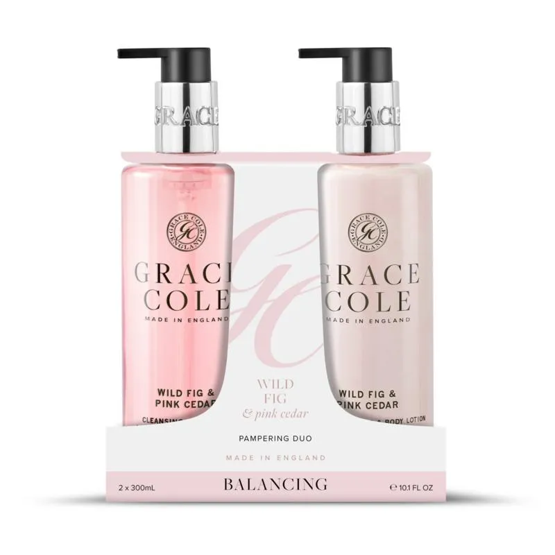 Grace Cole Wild Fig & Cedar Handcare Duo (2 stuks)