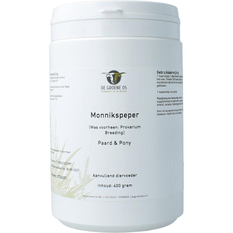 Groene Os Monnikspeper Paard & Pony (400 gr)