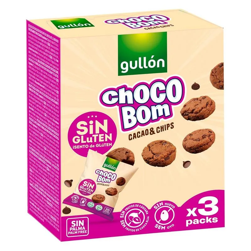 Gullon Choco Bom 3-pack Glutenvrij (120 gr)