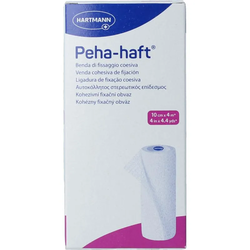 Hartmann Peha-haft Elastisch Windsel 4m x 10cm (1 stuk)