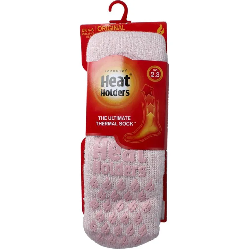 Heat Holders Anti Slip Socks Dusted Pink (1 paar)