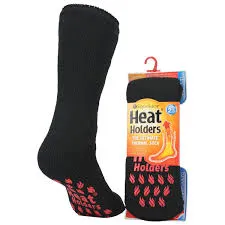 Heat Holders Anti Slip Sock 6-11 Black/red (1 paar)