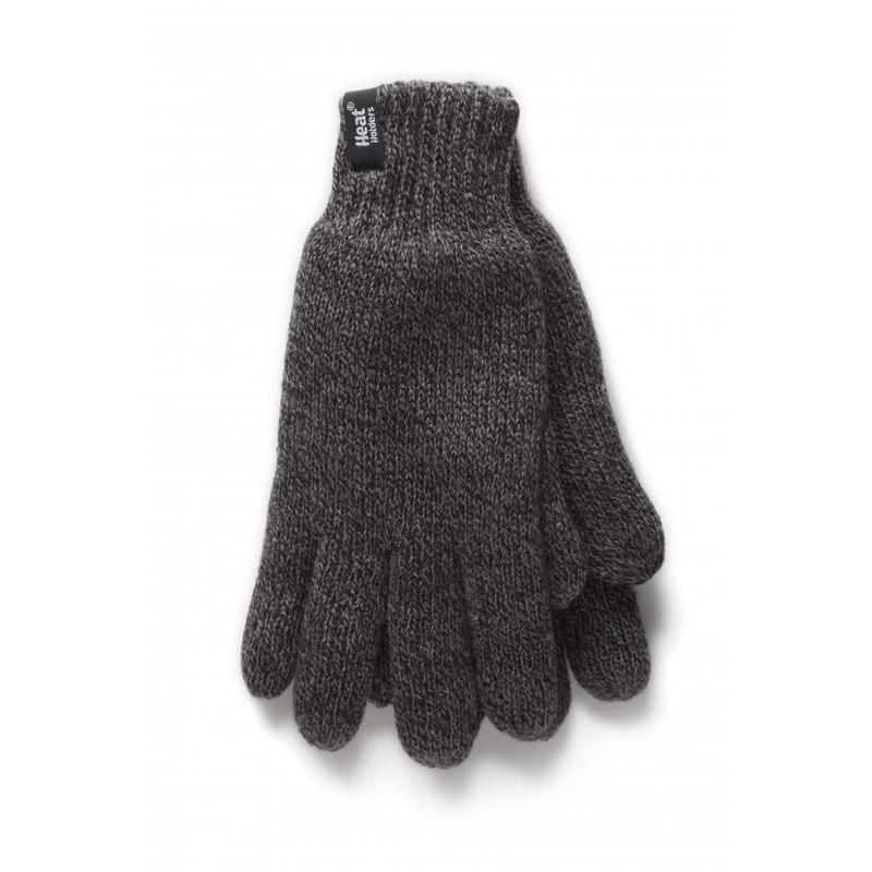 Heat Holders Flat Knit Gloves S/M Charcoal (1 paar)
