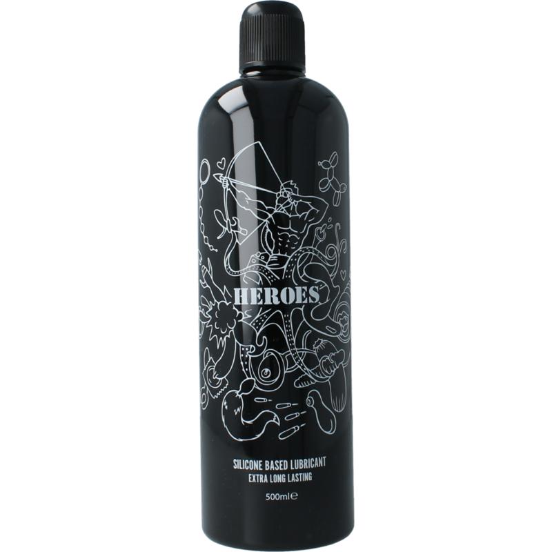 Heroes Glijmiddel Siliconen (500 ml)