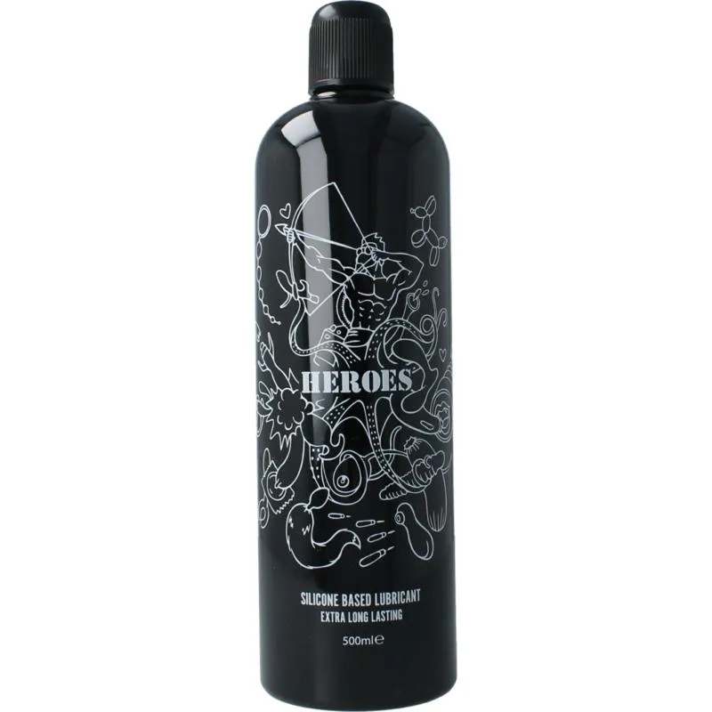 Heroes Glijmiddel Siliconen (500 ml)
