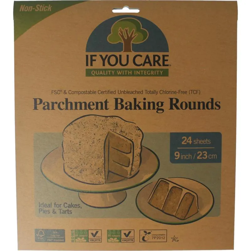 If You Care Bakpapier rond (24 stuks)