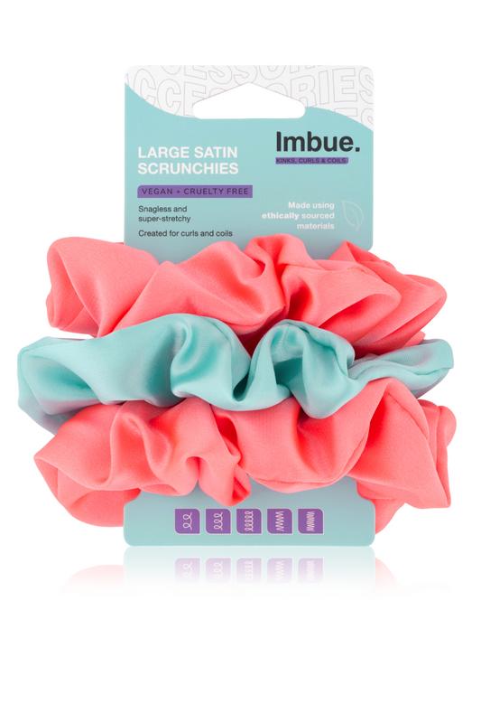 Imbue Scrunchies Satin Large (3 stuks)