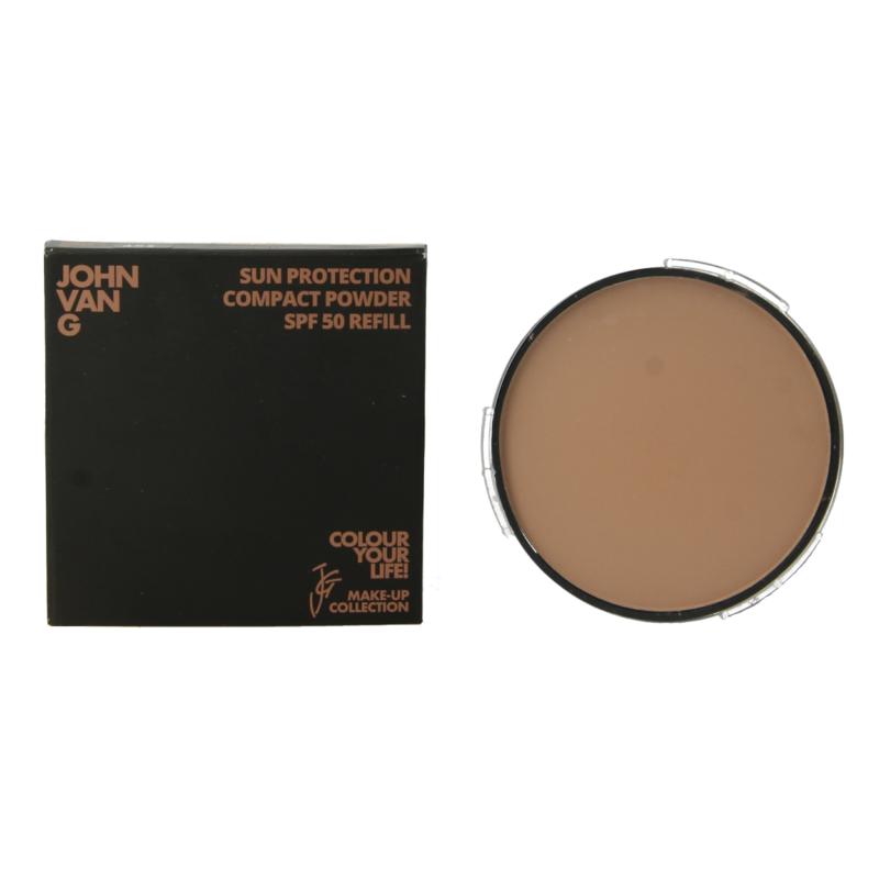 John van G Sun Protection Compact Powder SPF50 Refill 45 (1 stuk)