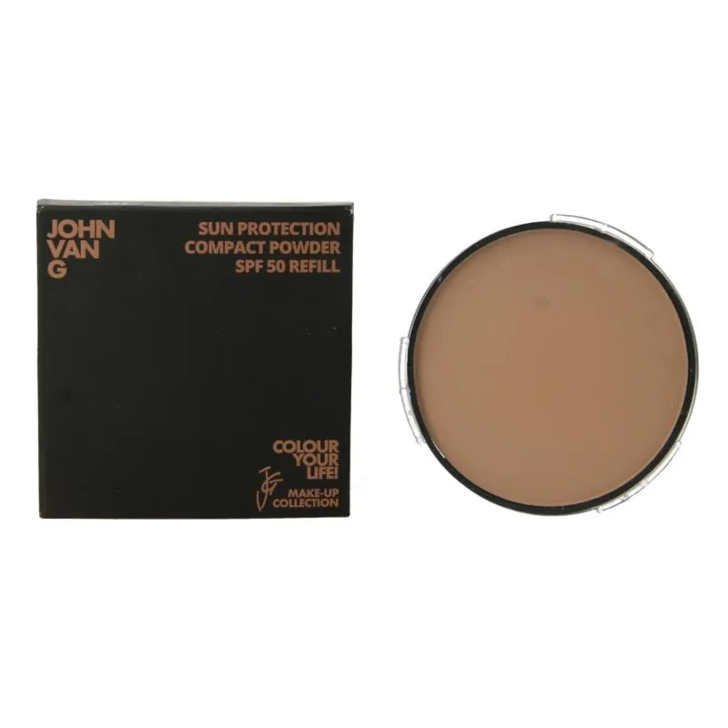 John van G Sun Protection Compact Powder SPF50 Refill 45 (1 stuk)